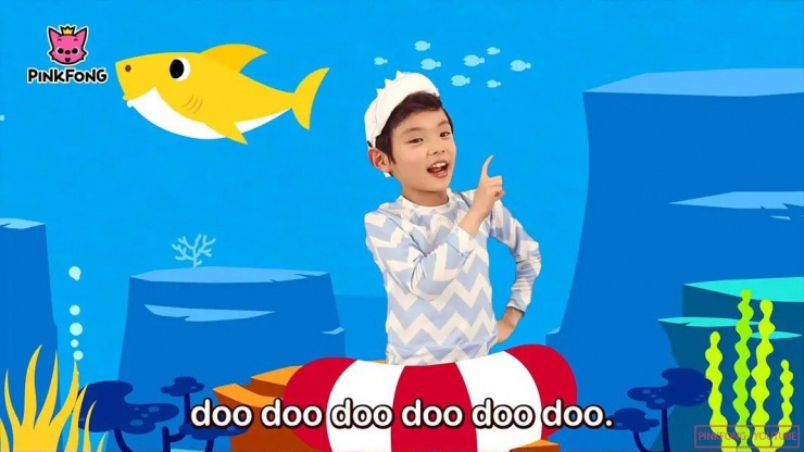 Đoạn điệp khúc "doo-doo-doo-du-du-du-du-du-du" lặp nhiều lần như kéo dài vô tận là điểm chính tạo nên thành công của Baby Shark. Ảnh: CMH.