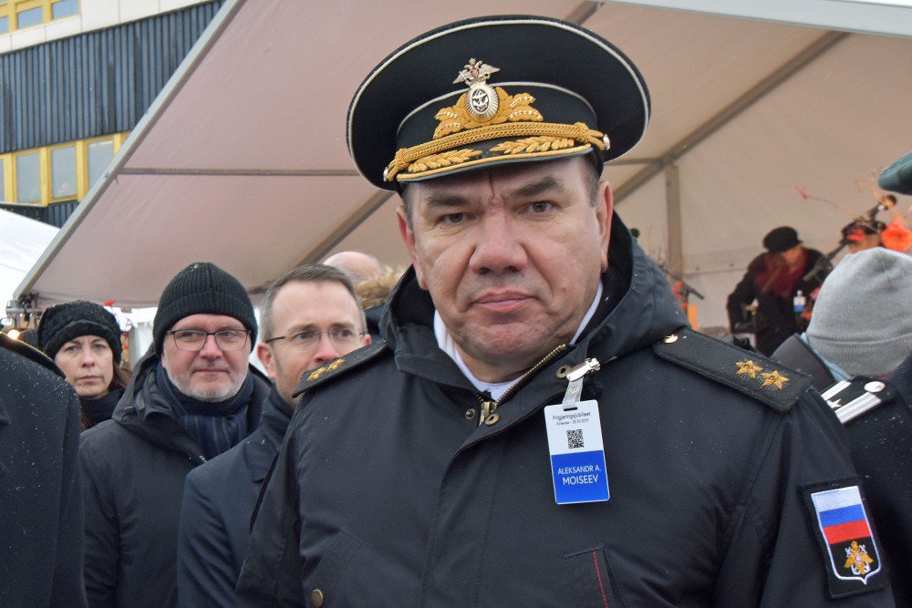 Ông Alexander Moiseev – quyền Tư lệnh Hải quân Nga (ảnh: RT)