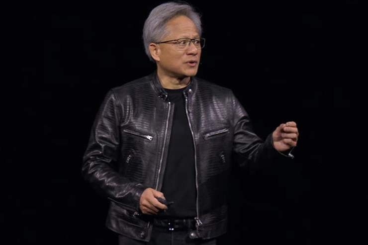 Chiếc áo khoác mới mà CEO Jensen Huang của Nvidia&nbsp;mặc tại GTC 2024.