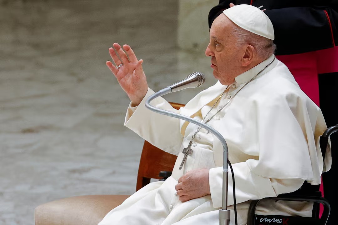 Đức Giáo hoàng Francis kêu gọi đàm phán, chấm dứt xung đột ở Ukraine và Dải Gaza (ảnh: Reuters)