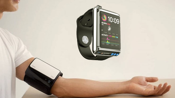 Apple Watch X có thể được tích hợp tính năng đo huyết áp.
