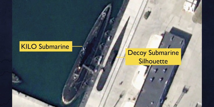 Hình ảnh cho thấy cách ngụy trang mới của Nga đối với một tàu ngầm lớp Kilo.