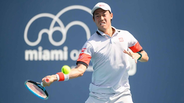 Nishikori tái xuất ở Miami Open sau 7 tháng dưỡng thương