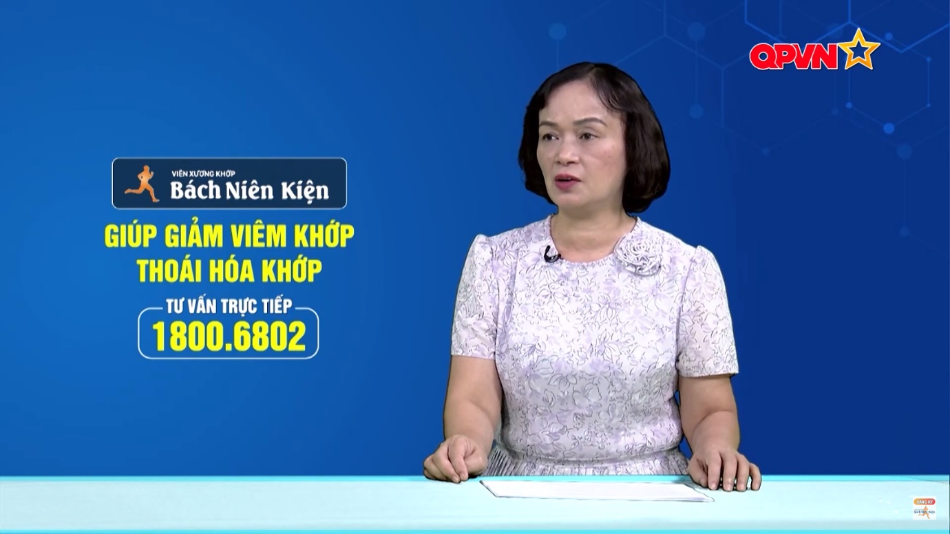 PGS.TS.BS Nguyễn Mai Hồng tư vấn trên Truyền hình quốc phòng Việt Nam&nbsp;