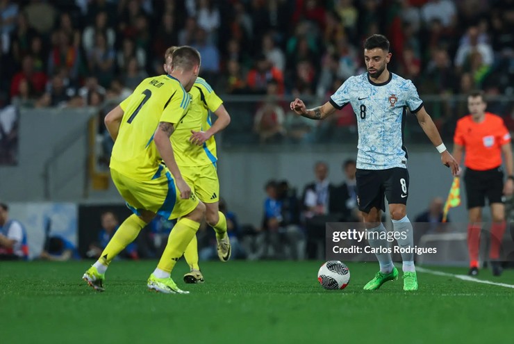 Bruno Fernandes có 1 bàn thắng và 1 kiến tạo ở trận đấu gần nhất của ĐT Bồ Đào Nha