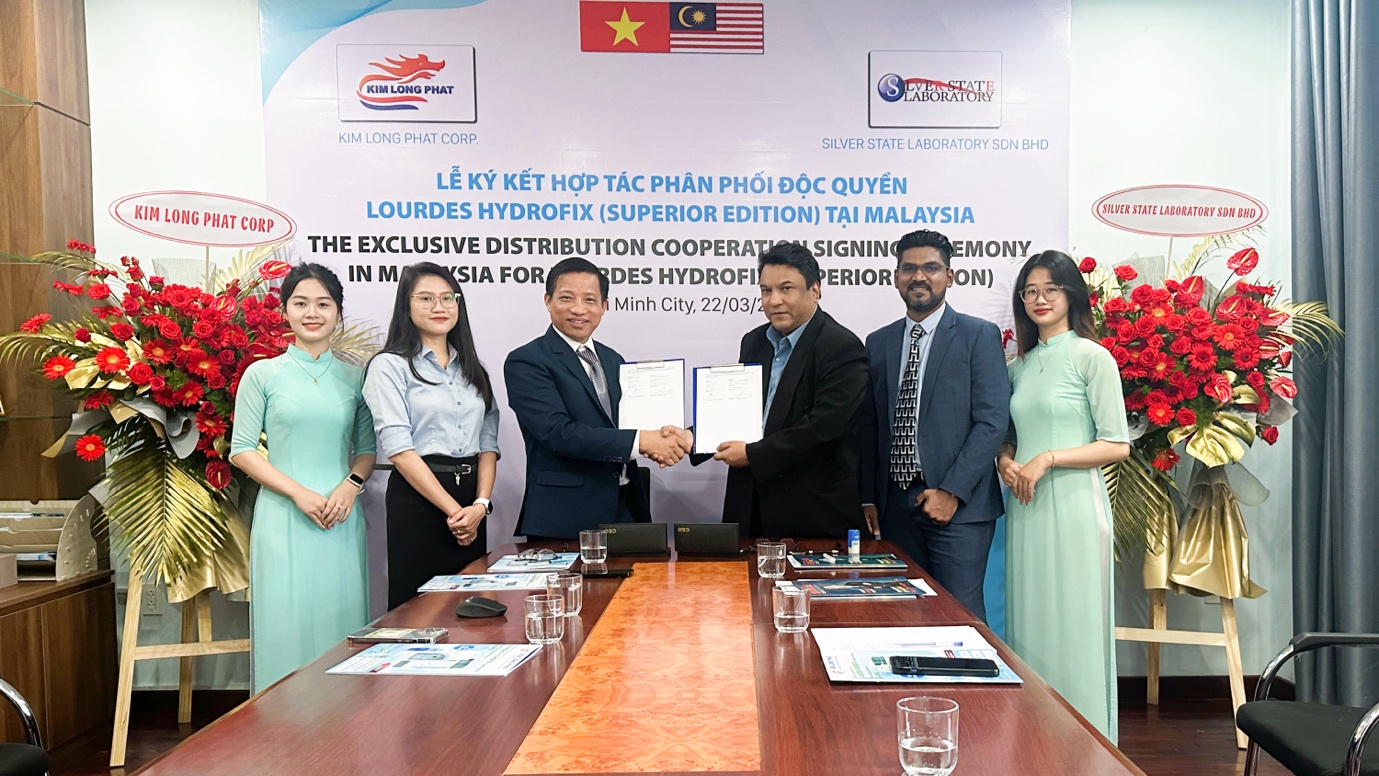 Tập đoàn Kim Long Phát và công ty Silver State Laboratory Sdn Bhd chính thức ký kết hợp tác