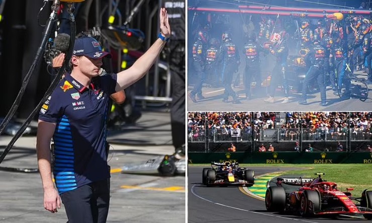 F1 赛车、澳大利亚大奖赛：维斯塔潘灾难 - 汉密尔顿放弃，法拉利庆祝