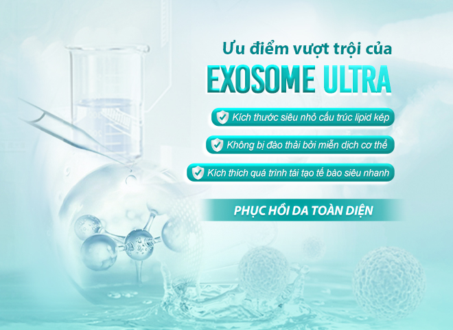 Exosome Ultra giải pháp giúp phục hồi làn da một cách toàn diện