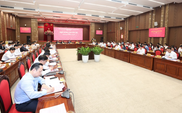 BCH Đảng bộ Hà Nội tổ chức hội nghị chuyên đề vào ngày 27-3, trong đó có nội dung xem xét kỷ luật đảng viên vụ cháy chung cư mini ở Thanh Xuân. (Ảnh: Cổng thông tin điện tử Hà Nội)