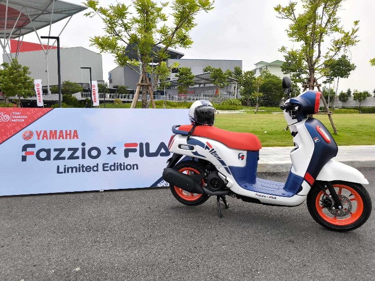 Yamaha Fazzio x Fila Limited Edition trình làng, dành cho 
