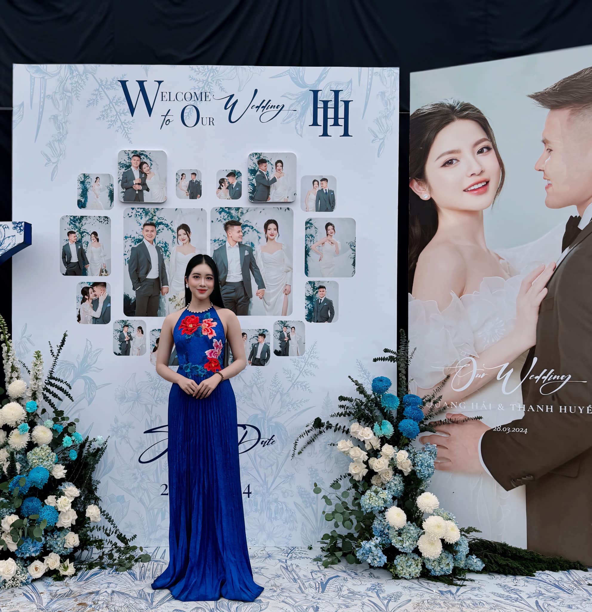 “Hoa hậu vỉa hè” làm MC đám cưới Quang Hải: "Với tôi, đây là một siêu đám cưới"