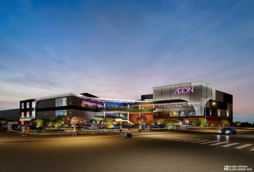 Trung tâm thương mại Aeon Mall Tân An cách La Villa Green City chỉ 200m