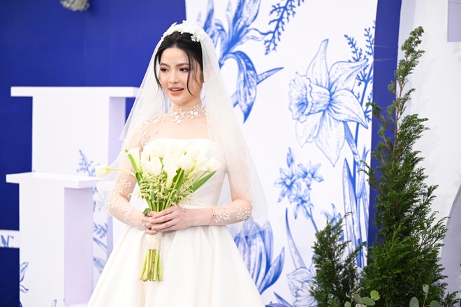 Cận cảnh dung nhan vợ Quang Hải trong ngày cưới - 6
