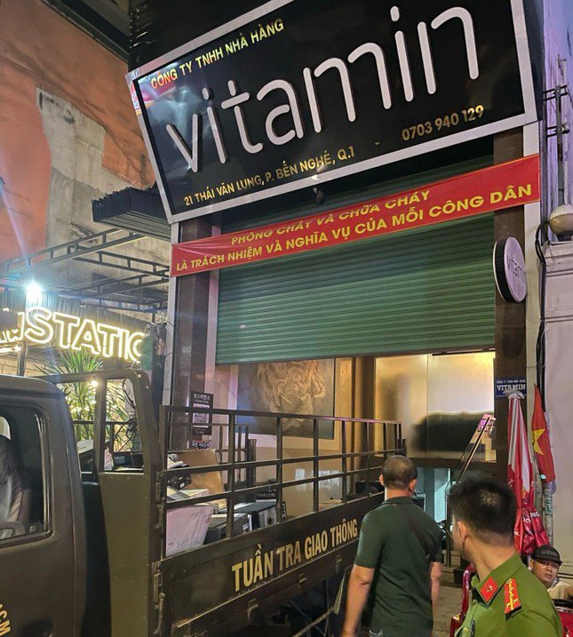 Nhà hàng Vitamin tại thời điểm bị kiểm tra.