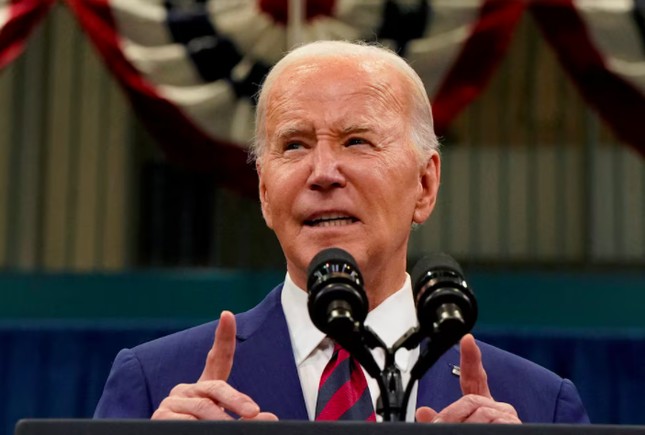 Tổng thống Mỹ Joe Biden. (Ảnh: Reuters)