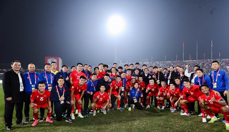 ĐT Việt Nam được thưởng lớn sau trận thắng Thái Lan ở chung kết lượt đi AFF Cup 2024 - 2