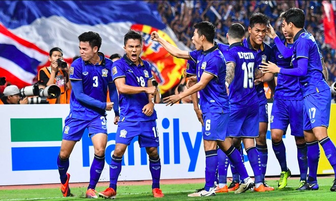 Thái Lan từng thua chung kết lượt đi và thắng lại Indonesia ở lượt về để vô địch AFF Cup 2016