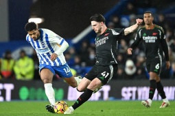 Video bóng đá Brighton - Arsenal: "Pháo thủ" sa lầy, penalty cay đắng (Ngoại hạng Anh)