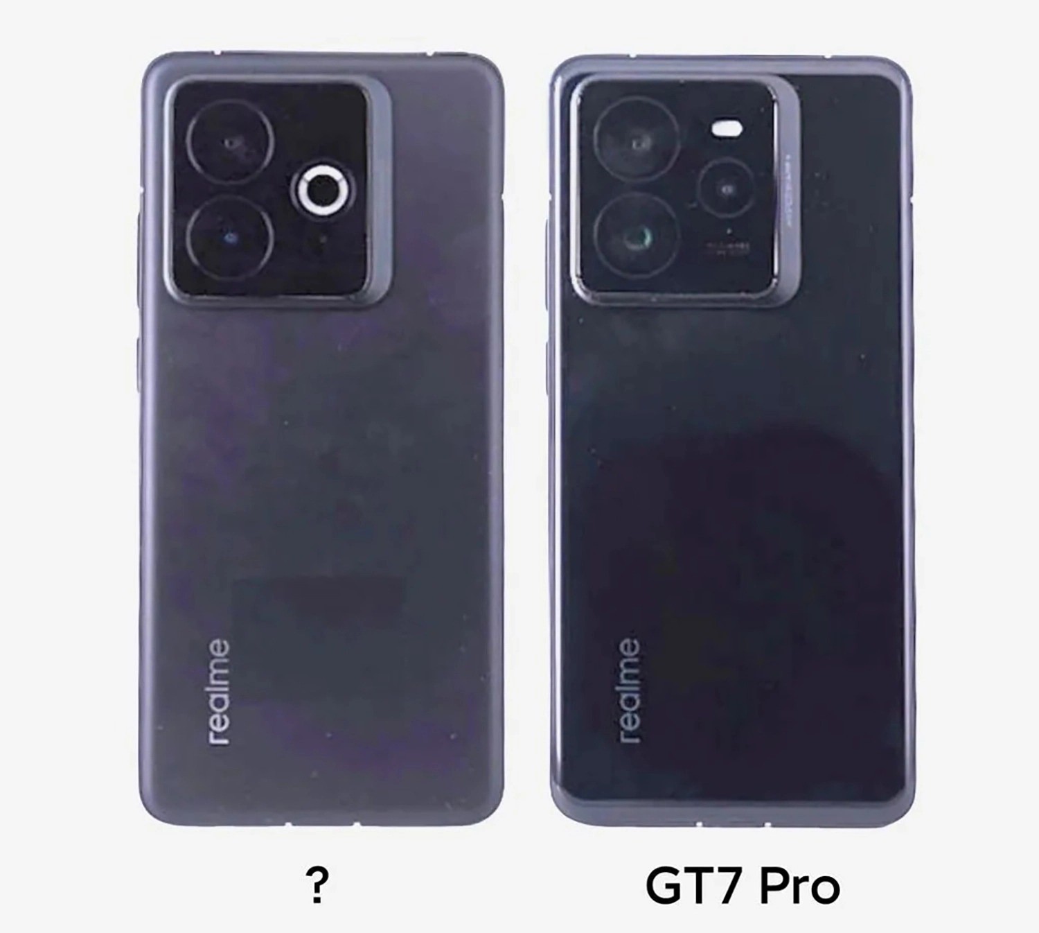 Leaked images of the phone have a similar design to the Realme GT7 Pro.