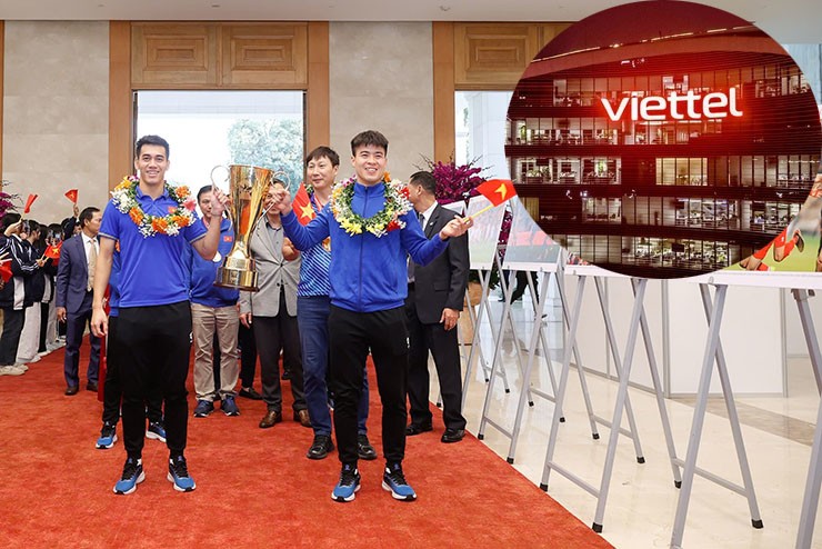 Tập đoàn Viettel&nbsp;thưởng lớn cho ĐT Việt Nam sau chức vô địch AFF Cup 2024