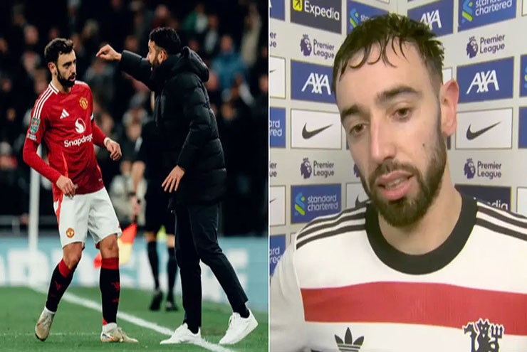 Bruno Fernandes phàn nàn cách dùng người của Amorim