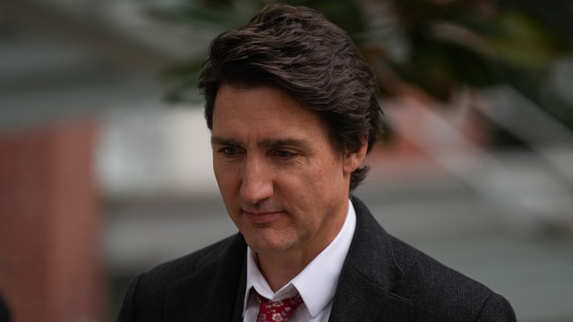 Thủ tướng Canada Justin Trudeau hôm 6-1 tuyên bố từ chức lãnh đạo Đảng Tự do cầm quyền và thủ tướng. Ảnh: THE CANADIAN PRESS