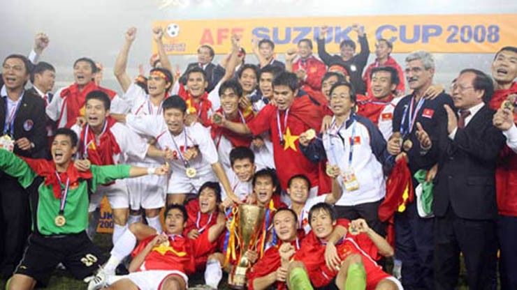 Người hâm mộ Việt Nam từng được bùng nổ cảm xúc với chiến tích đăng quang AFF Cup 2008