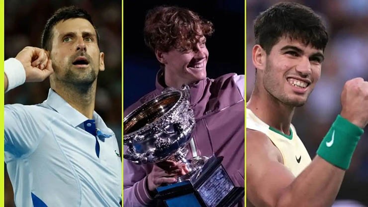 Alcaraz bị đánh giá thấp hơn Djokovic và Sinner