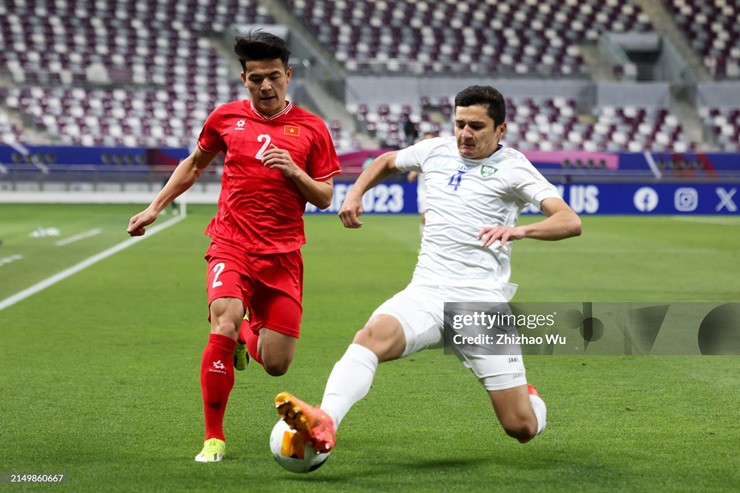 Khusanov từng đối đầu U23 Việt Nam hồi năm ngoái