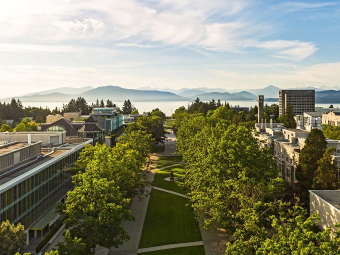 Khuôn viên Đại học British Columbia, một trong những trường có ngành giáo dục mầm non tốt ở Canada. Ảnh: University of British Columbia Fanpage