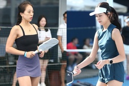 Dàn người đẹp lai Tây lần đầu ra sân, gây ấn tượng giải pickleball ở TP.HCM