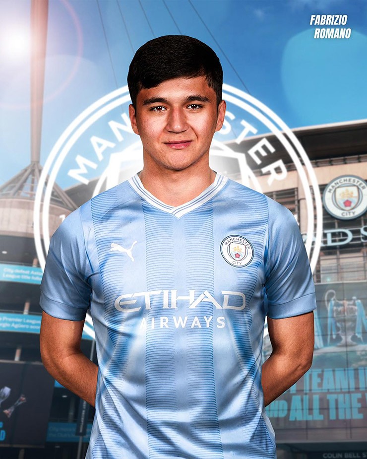 Khusanov chuẩn bị cập bến Man City