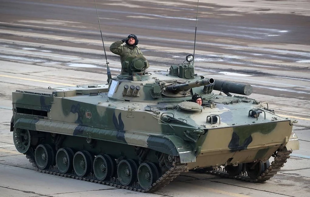 Xe chiến đấu bộ binh BMP-3 của quân đội Nga. Ảnh: TASS