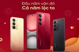  Siêu phẩm  ngày Tết realme C75 Đỏ Hồng Ngọc: Vận đỏ  bất ly thân , chấp mọi điều kiện khắc nghiệt