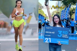 Vũ công nóng bỏng Vy Phan cùng dàn hot girl gây ấn tượng tại giải Marathon