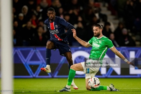 Video bóng đá PSG - St Etienne: Dấu ấn đậm nét của Dembele (Ligue 1)