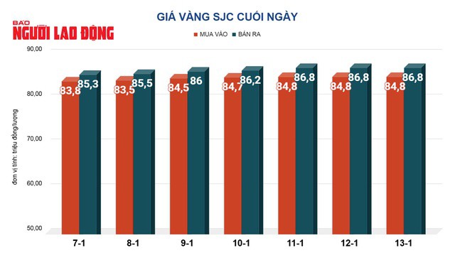 Giá vàng hôm nay, 14-1: Đột ngột giảm mạnh - 2