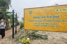 Đón Tết ở làng rau Trà Quế