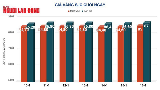 Giá vàng hôm nay, 17-1: Tăng lên mức cao nhất trong 4 tuần qua - 2