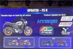 NÓNG: FZ-X Hybrid - chiếc mô tô động cơ lai điện đầu tiên của Yamaha xuất hiện