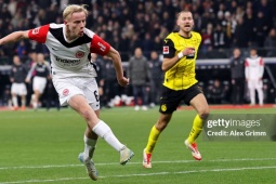 Video bóng đá Frankfurt - Dortmund: Hojlund tung đòn "kết liễu" (Bundesliga)