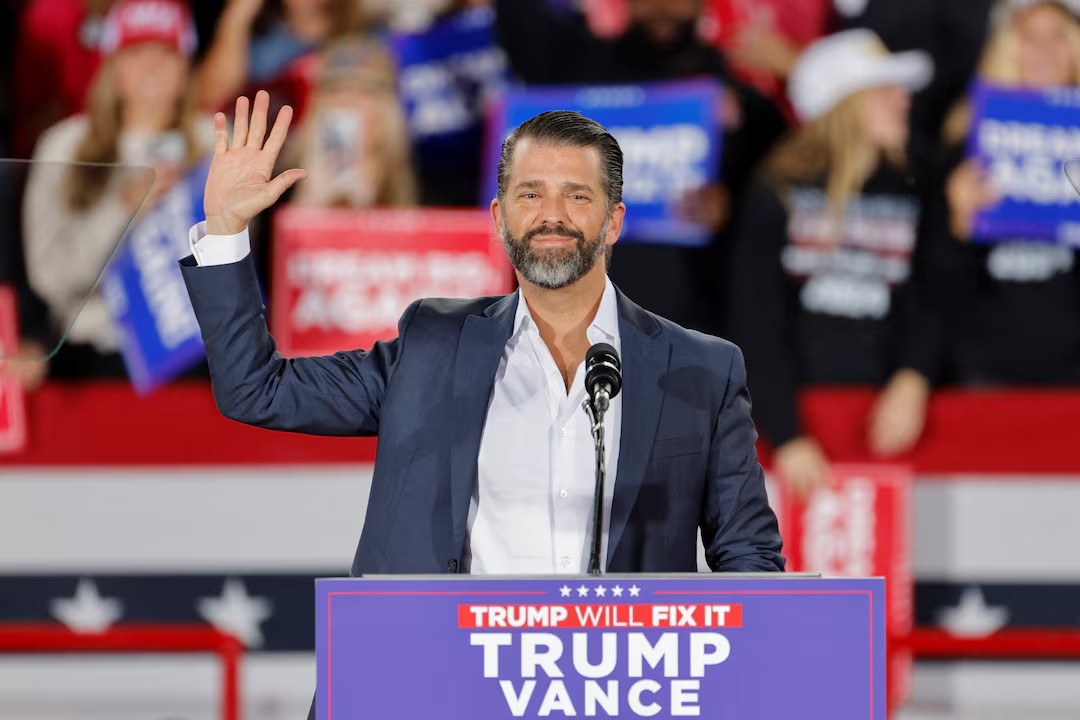 Trump Jr., 47 tuổi, con trai cả của ông Trump (ảnh: Reuters)