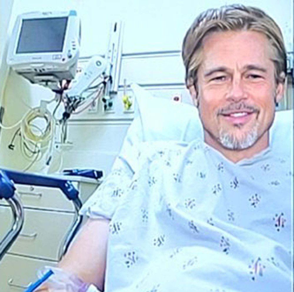 Kẻ lừa đảo dùng công nghệ AI để giả mạo khuôn mặt Brad Pitt. Ảnh: TF1.