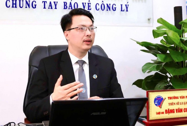  Tiến sĩ, luật sư Đặng Văn Cường.  Ảnh: nhân vật cung  cấp 