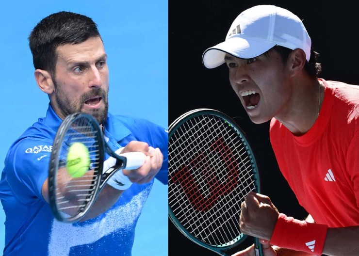 Theo bảng xếp hạng ATP Live, Nole (bên trái) tụt hạng, Tien (bên phải) tạo kỷ lục cá nhân, lần đầu vào top 80