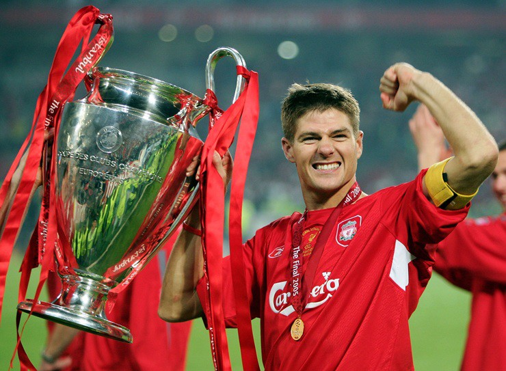 Gerrard giành được 1 chức vô địch Champions League vào năm 2005