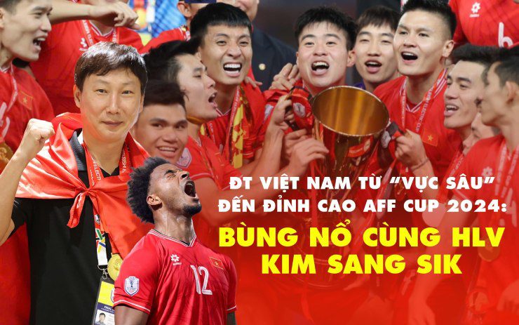 HLV Kim Sang Sik giành danh hiệu thứ 3 trong sự nghiệp cầm quân với chức vô địch AFF Cup