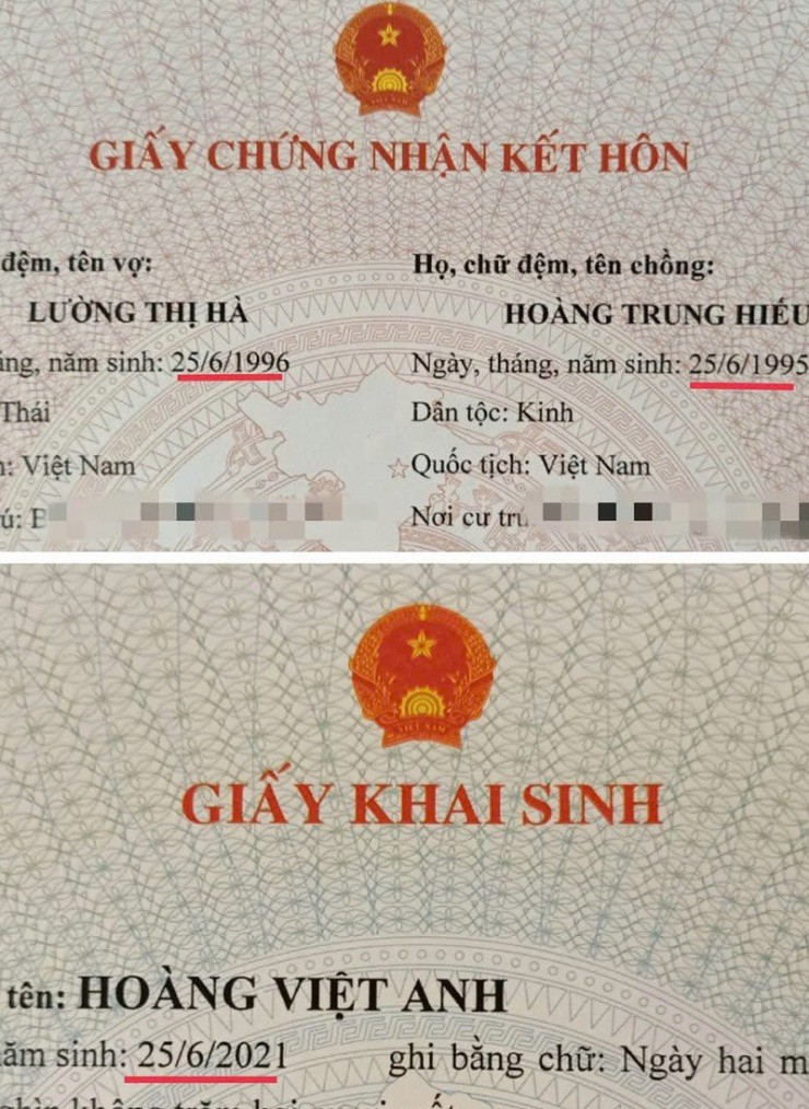 Gia đình 3 người có cùng ngày sinh nhật&nbsp;