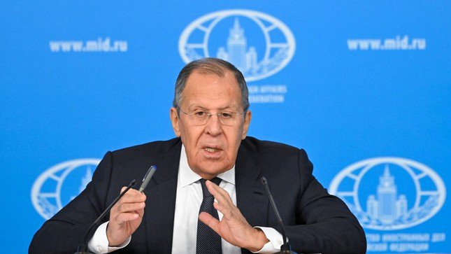 Bộ trưởng Ngoại giao Nga Sergey Lavrov.