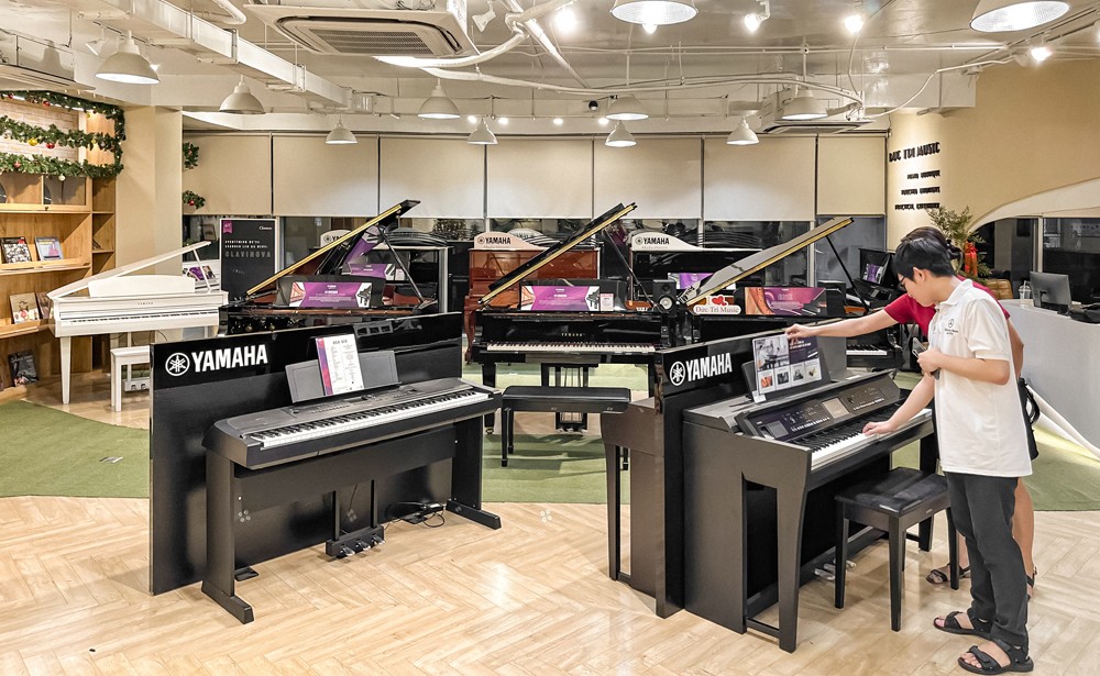 Đàn piano điện Yamaha tại Showroom Piano Đức Trí